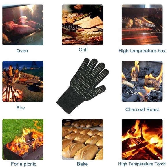 High quality Heat resistant bbq cooking gloves - Picture 4 of 7